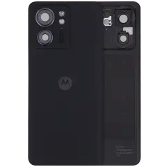 Back Cover Glass For Motorola Edge 40 (XT2303-2 / 2023) (Premium) (Eclipse Black)