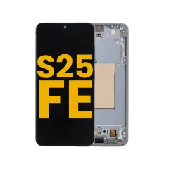 OLED Assembly With Frame For Samsung Galaxy S25 FE 5G (US & International Version) (Refurbished) (Jetblack)