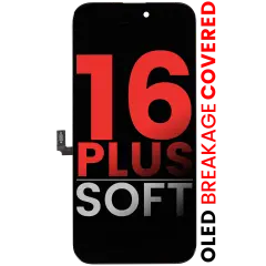 OLED Assembly For iPhone 16 Plus (Aftermarket Pro: XO7 Soft)
