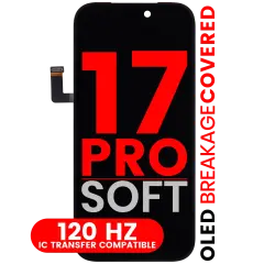 OLED Assembly For iPhone 17 Pro (Aftermarket Pro: XO7 Soft) (120HZ)