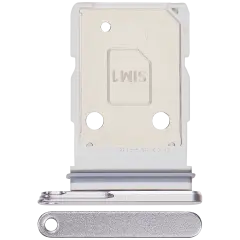 Dual Sim Card Tray For Samsung Galaxy S26 (S942) (Silver Shadow)