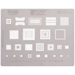 IC Comprehensive Stencil For MacBook Pro 13" / 15" A1706 / A1707 (2016-2017) (MAC 5)