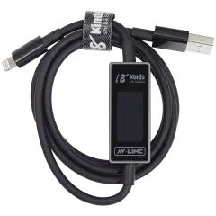 AV Line Pro Fast Power Amp Voltage Diagnostic Cable (Lighting to USB)
