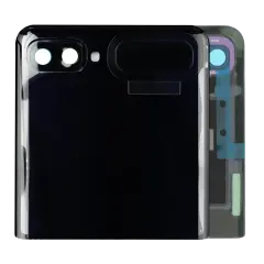 Outer OLED Assembly With Frame For Samsung Galaxy Z Flip 4G (F700) / Z Flip 5G (F707) (Service Pack) (Mirror Black)
