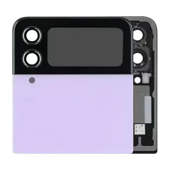 Outer OLED Assembly For Samsung Galaxy Z Flip 4 5G (Used OEM Pull: Grade B/C) (Bora Purple)
