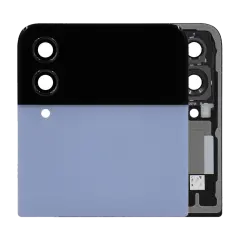 Outer OLED Assembly For Samsung Galaxy Z Flip 4 5G (Used OEM Pull: Grade B/C) (Blue)