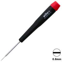 Precision Slotted Screwdriver 0.8mm x 40mm (26008) (Wiha)