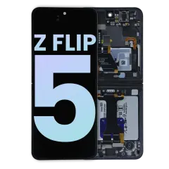 Inner OLED Assembly With Frame For Samsung Galaxy Z Flip 5 5G (US & International) (Service Pack) (Gray)