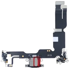 Charging Port Flex Cable With Board For iPhone 15 Plus (Genuine OEM) (Black)