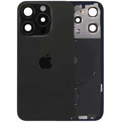 Back Glass w/ MagSafe Magnet & NFC & Flashlight Flex For IPhone 15 Pro (Genuine OEM) (Black Titanium)