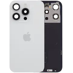 Back Glass w/ MagSafe Magnet & NFC & Flashlight Flex For IPhone 15 Pro (Genuine OEM) (White Titanium)