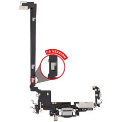 Charging Port Flex Cable For iPhone 17 Pro Max (Premium) (US Version) (Deep Blue)