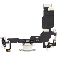Charging Port Flex Cable For iPhone 15 (Used OEM Pull) (Blue)