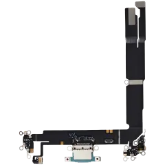 Charging Port Flex Cable For iPhone 16 Plus (Used OEM Pull) (Teal)
