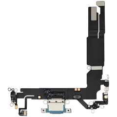 Charging Port Flex Cable For iPhone 16 (Used OEM Pull) (Teal)