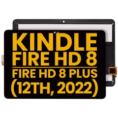 LCD Assembly Without Frame For Amazon Kindle Fire HD 8 (12th Gen, 2022) / HD 8 Plus (12th Gen, 2022) (Refurbished) (All Colors)