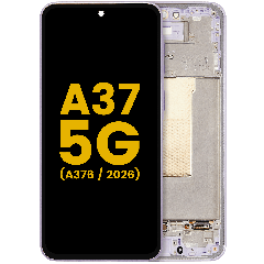 OLED Assembly With Frame For Samsung Galaxy A37 5G (A376 / 2026) (Refurbished) (Light Violet)