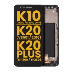 LCD Assembly Without Frame For LG K10 (M250 / M255 / 2017) / K20 (VS501 / 2016) / K20 Plus (MP260 / TP260) (Refurbished) (All Colors)