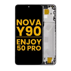 LCD Assembly With Frame For Huawei Nova Y90 / Enjoy 50 Pro (Refurbished) (Midnight Black)