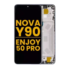 LCD Assembly With Frame For Huawei Nova Y90 / Enjoy 50 Pro (Refurbished) (Crystal Blue)