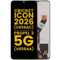 LCD Assembly Without Frame For Cricket lcon (2026) (U656AC) / AT&T Propel 3 5G (U656AA) (Refurbished) (All Colors)