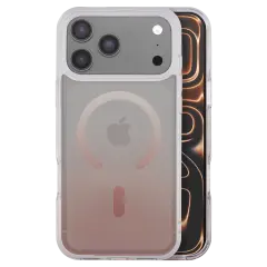 Trance Octave Slim Case with MagSafe for iPhone 17 Pro Max (Desert Titanium/Clear 01)