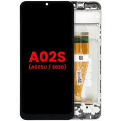 LCD Assembly With Frame For Samsung Galaxy A02S (A025U / 2020) (US Version) (Aftermarket Plus) (All Colors)