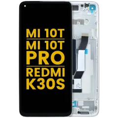 LCD Assembly With Frame For Xiaomi Mi 10T / Mi 10T Pro 5G / Redmi K30S (Refurbished) (Aurora Blue)