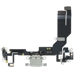 Charging Port Flex Cable For iPhone 17e (Genuine OEM) (White)