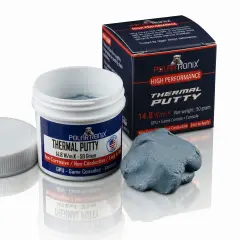 Thermal Putty 14.8 W/m·K Non-Conductive High-Performance Gap Filler (50g) for Laptop GPU / PS5 Xbox Series X/S / VRAM MOSFETs Coils (PolarTronix)