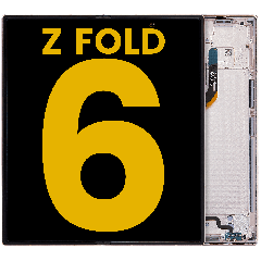 Inner OLED Assembly With Frame For Samsung Galaxy Z Fold 6 5G (US & International) (Refurbished) (Pink)
