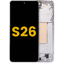 OLED Assembly With Frame For Samsung Galaxy S26 5G (US & International) (Refurbished) (White)