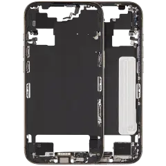 Mid-Frame Housing W/ Charging Port Flex & Small Parts For iPhone Air (US / EU Version) (Used OEM Pull: Grade B) (Light Gold)