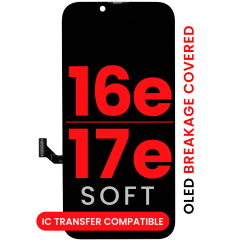 OLED Assembly Compatible For iPhone 17e / 16e (Aftermarket Pro: XO7 Soft)