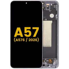 OLED Assembly With Frame For Samsung Galaxy A57 5G (A576 / 2026) (Refurbished) (Lilac)