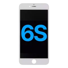 LCD Assembly With Steel Plate For iPhone 6S (Aftermarket: AQ7) (White)