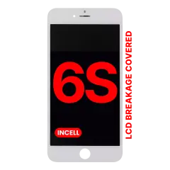 LCD Assembly With Steel Plate For iPhone 6S (Aftermarket Pro: XO7 Incell) (White)