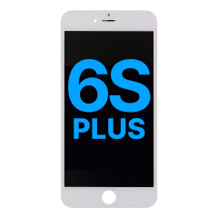 LCD Assembly With Steel Plate For iPhone 6S Plus (Aftermarket) (White)