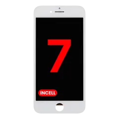 LCD Assembly With Steel Plate For iPhone 7 (Aftermarket Plus: Incell) (White)