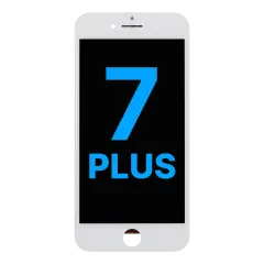 LCD Assembly With Steel Plate For iPhone 7 Plus (Aftermarket) (White)