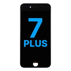 LCD Assembly With Steel Plate For iPhone 7 Plus (Aftermarket: AQ7) (Black)