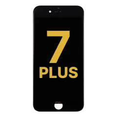 LCD Assembly With Steel Plate For iPhone 7 Plus (Refurbished: LG) (Black)