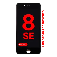 LCD Assembly With Steel Plate For iPhone 8 / SE (2020 / 2022) (Aftermarket Pro: XO7 Incell) (Black)