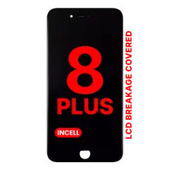 LCD Assembly With Steel Plate For iPhone 8 Plus (Aftermarket Pro: XO7 Incell) (Black)