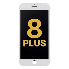 LCD Assembly With Steel Plate For iPhone 8 Plus (Refurbished) (White)