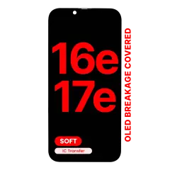 OLED Assembly Compatible For iPhone 17e / 16e (Aftermarket Pro: XO7 Soft)