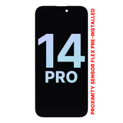 OLED Assembly With Proximity Sensor Flex Pre-Installed For iPhone 14 Pro (Service Pack)