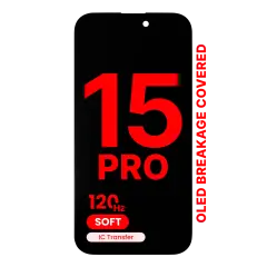 OLED Assembly For iPhone 15 Pro (Aftermarket Pro: XO7 Soft) (120HZ)