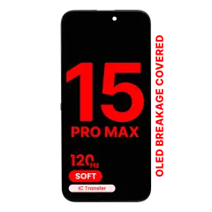 OLED Assembly For iPhone 15 Pro Max (Aftermarket PRO: XO7 Soft)