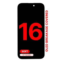 OLED Assembly For iPhone 16 (Aftermarket Pro: XO7 Soft)